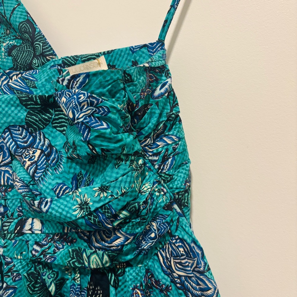 Ulla Johnson Ellie One‑Shoulder Midi Dress Jade - Picture 14 of 16